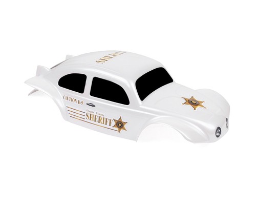 Custom buggy body police white - buggy,