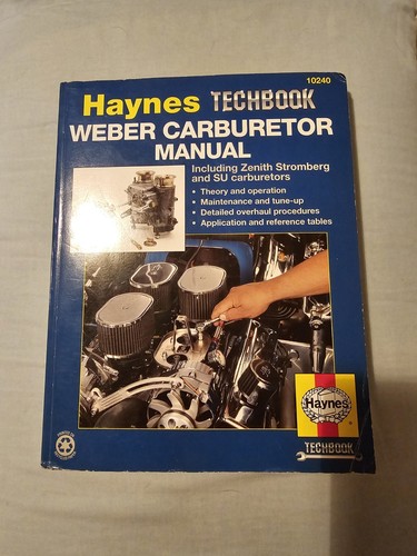Haynes techbook weber zenith - haynes,