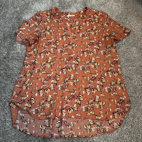 Pleione floral blouse medium - pleione,