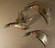 Vintage MCM Set 3 Flying Ducks