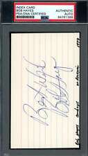 Bob Hayes PSA DNA Signed 3x5 Index Card Autograph