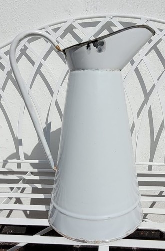 Large vintage french - large, white