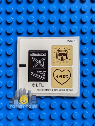 Lego star wars sticker - star, sheet