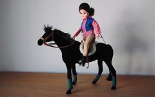 Sindy Doll Flocked Horse