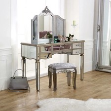Large mirrored dressing table