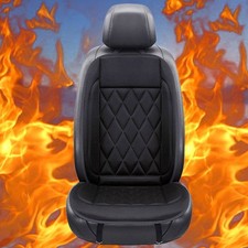 12V Heated Front Car Seat Cushion Cover Heater Warm Cold Winter Pad Universal 