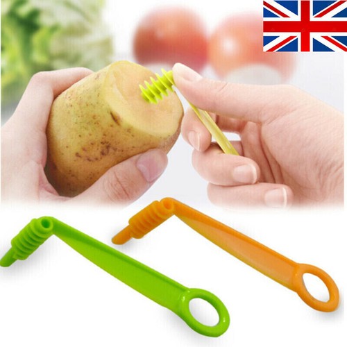 Portable potato spiral cutter - potato,