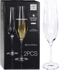 2 Pcs Crystalline Champagne