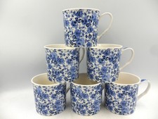 Set of 6 Palace Mugs in Blue