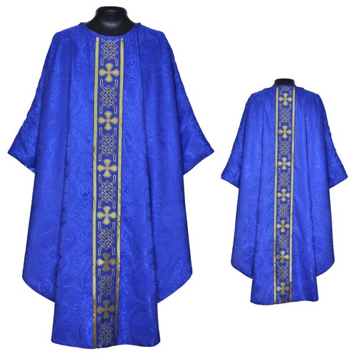 Dark blue chasuble clergy - dark,
