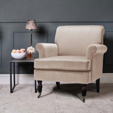 Velvet Armchair Upholstered