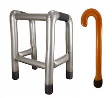 Henbrandt Inflatable Zimmer Frame /Walking Stick Reusable Birthday /Theme /Party