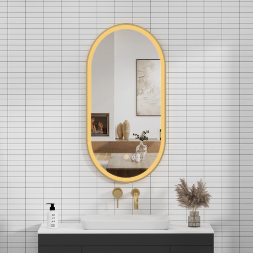Bathroom led mirror chrome - mirror,
