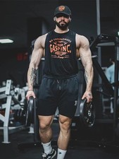 GASP source sleeveless sports vest for men to practice bodybuilding