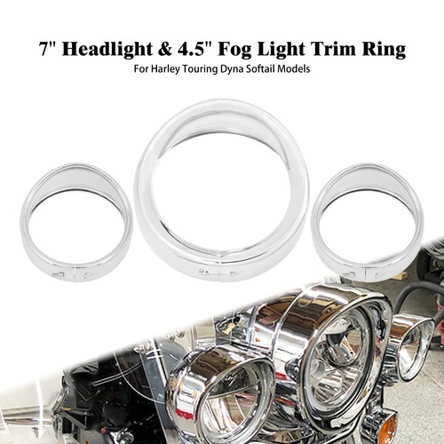 Chrome headlight 5 fog - headlight+4.5",