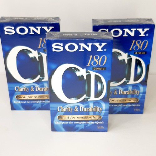 Sony 180cde vhs blank - x,