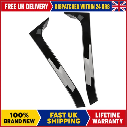 Gloss black rear window - black,
