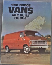 1981 Dodge Van Truck Brochure Ram B-150 250 350 Excellent Original 81 Canadian