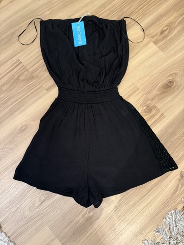 Nwt sensea black - black, gauze