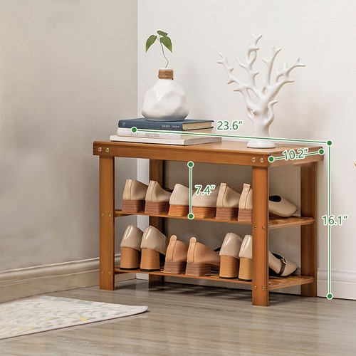 Tier retro bamboo - shoe, rack