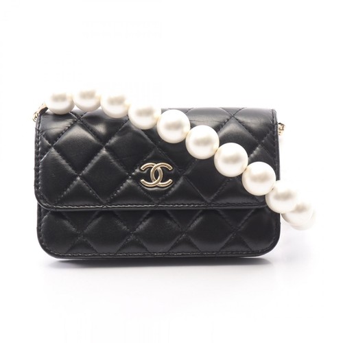 Chanel matelasse pearl chain - chanel,