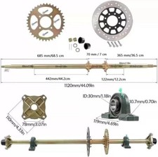RAX43 AXLE KIT FOR 150cc 200cc