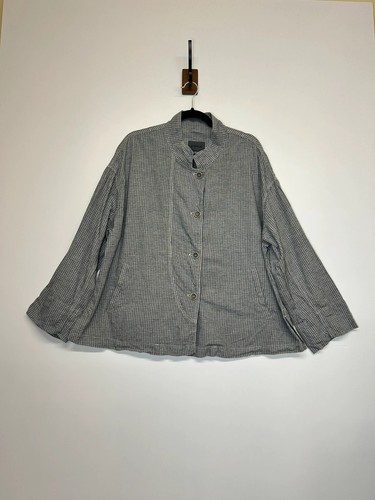 Oska grey striped cotton - oska,