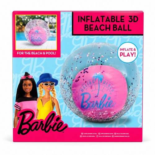 Barbie inflatable beach - 3d,