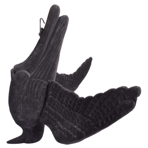 Hanging crow bird scarer - crow,