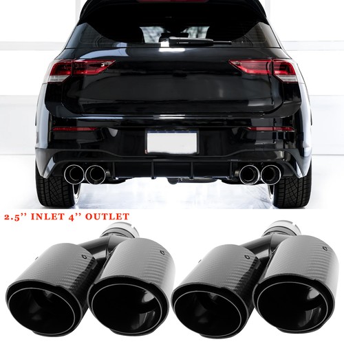 Carbon 4 exhaust - carbon, 2.5''