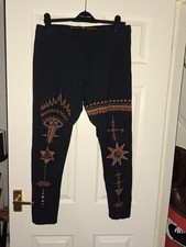 Black hippy/boho leggings from