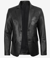 Men's Genuine Lambskin Black