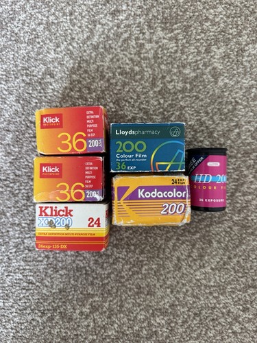 35mm film rolls 200 iso - film,