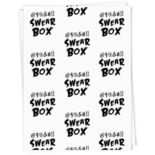 Funny swear box gift - gift, wrap
