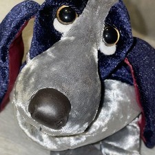 Hush Puppies Basset Hound 6” Special Edition Velvet Beanbag Plush Stuffed Toy