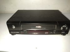 Philips VR510/07 VHS Video Cassette Recorder Black Hifi Stereo NICAM Turbo Timer