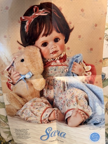 Adorable porcelain doll - 18”,