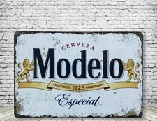 New Modelo Cerveza METAL