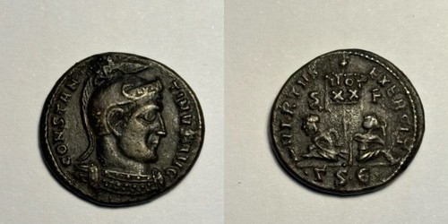 Constantinus bronze follis - bronze,