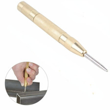 Automatic Centre Punch 5" Heavy Duty Auto Center Punch Non Slip Grip 125mm