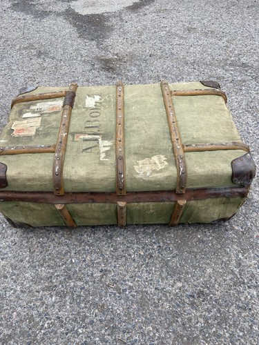 Antique canvas and wood - antique,