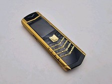 Vertu S-818772 Mobile Metal Black Gold Phone 