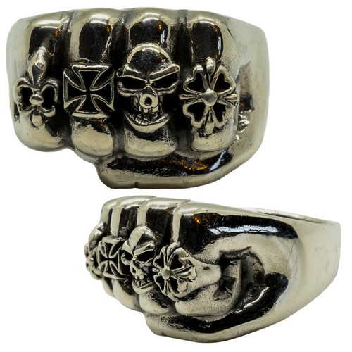 Fist ring 925 - ring, skull