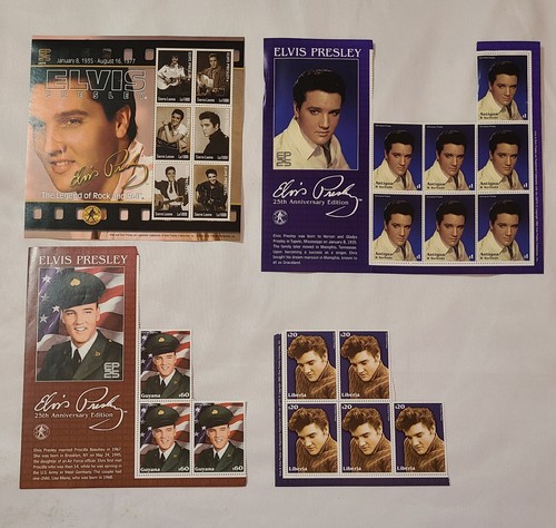 Elvis presley stamp collection - elvis,