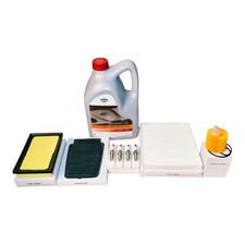 Genuine Toyota 0w20 Oil 5L & Prius Service Kit 2016-2022 - Filters & Spark Plugs