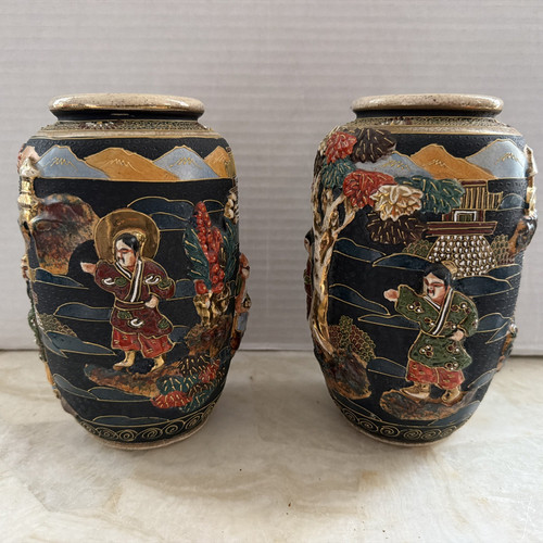 Vintage pair japanese - japanese, satsuma