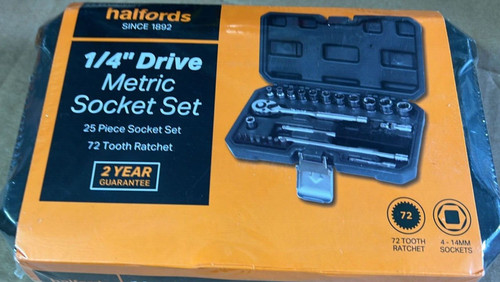 New halfords 25 - halfords, 1/4’’