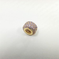 Pandora Moments Sparkling Triple-row Gold Pavé Charm