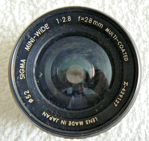 Vintage sigma 52mm mini wide - sigma, mini-wide