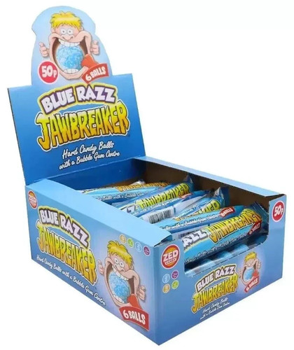Zed candy blue razz jawbreaker - zed,